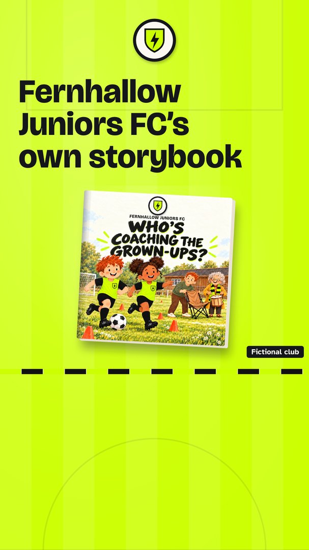 Fernhallow Juniors FC (fictional club): phone story from the club's sales kit.