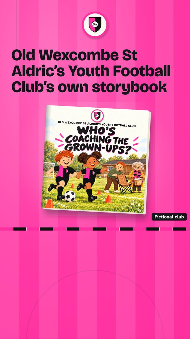 Old Wexcombe St Aldric's Youth Football Club (fictional club): phone story from the club's sales kit.