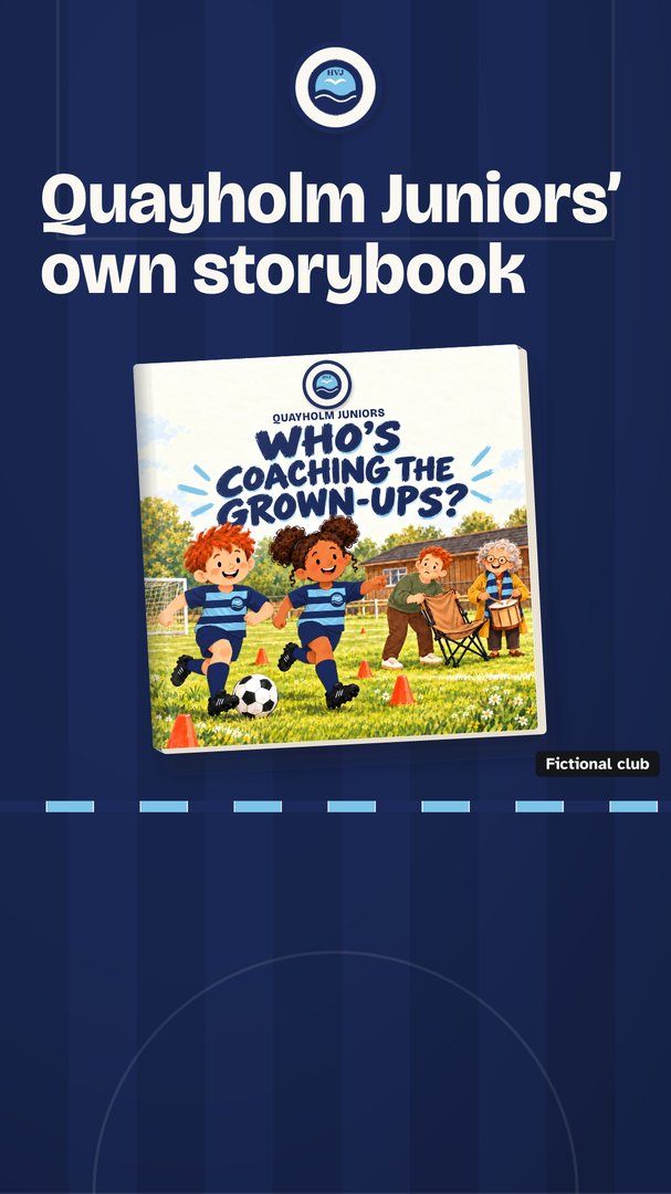 Quayholm Juniors (fictional club): phone story from the club's sales kit.